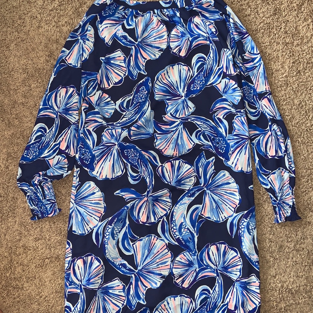 NWT Brynle Dress Bright Navy In Reel Life, Sz S - Picture 7 of 7
